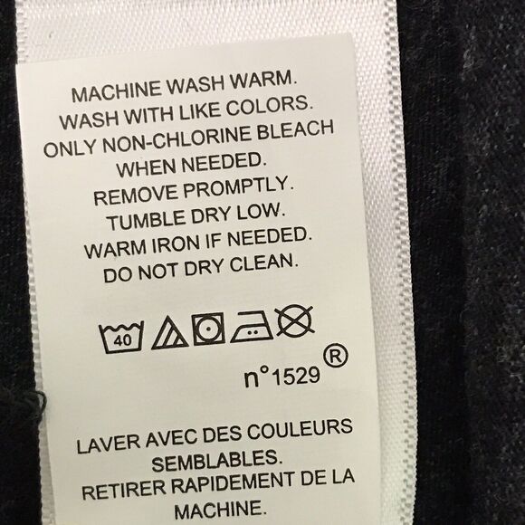 Polo Ralph Lauren Heather Charcoal Women's M 175/96A Short Sleeve Cotton T-shirt - Picture 7 of 10